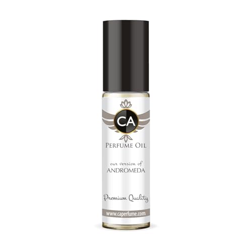 CA Perfume Impression of Andromeda Unisex Fragrance Oil Amber Floral Scent Long Lasting Perfumes for Women &amp; Men Travel Size TSA Ready Mini Parfum Body Oil Roll-on 0.33 Fl Oz 10ml