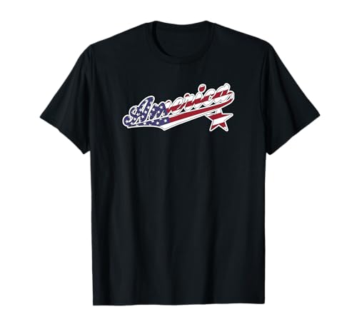 4th Of July Trendy July 4th Old Glory America With Star T-Shirt