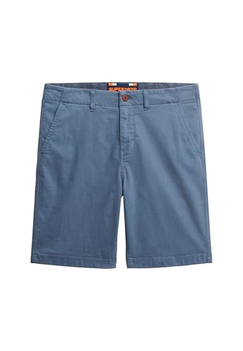 Short Superdry Vintage International 28 en toile de coton haute densité