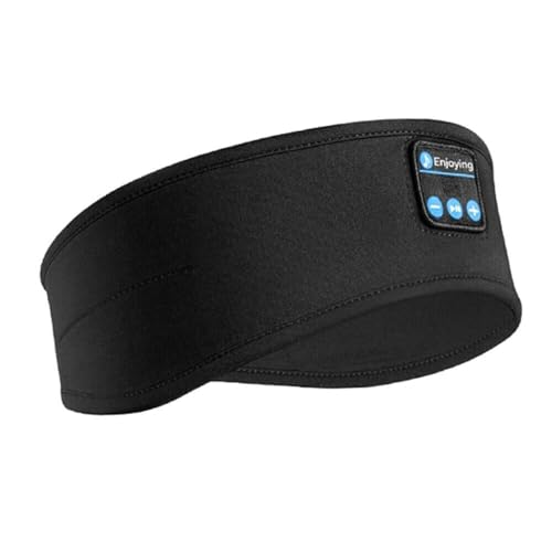 ePalZoneXP Wireless Bluetooth 5.4 Headphone Music Eye Mask Stereo Headphones Earphone Music Headband Sleep Headphones for Side Sleepers Sports Headphone Outdoor UK (BLACK)