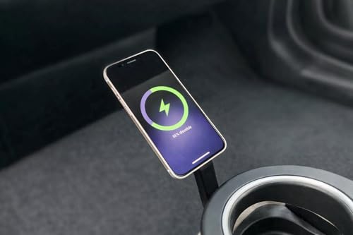 Support de téléphone pour BMW i3 en finition noire mate et ajustement précis premium