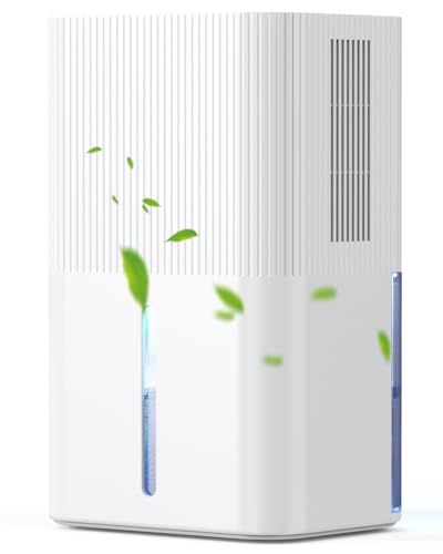 Deumidificatore 2700ML, Deumidificatore Casa, 7 Colori LED, Spegnimento Automatico, Sbrinamento,
