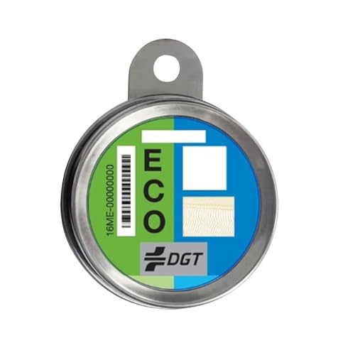 Portaviñetas DGT para Motocicleta, Discreto, Impermeable, Plata Plateado con Clip (sin Tornillos) Equipo/Accesorio para Moto Scooter Ciclomotor, Quad ✪GARANTÍA DE por Vida✪ Portadocumentos de Papel