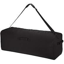 42 Inch Canvas Duffel Bag 150L Extra Large Luggage Duffle for Travel Sport and Camping - Black