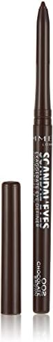 Rimmel London Scandal'eyes Exaggerate Eye Definer, Delineador de ojos automático, Tono 2 Marrón