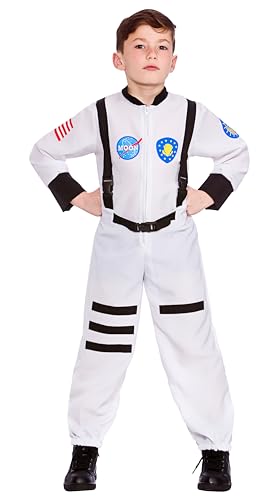 Wicked Costumes Boys Moon Mission Astronaut Fancy Dress Costume - Medium (5-7 Years)