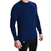 Produktbild ALPIN LOACKER CORESPUN Merino Sport Langarmshirt Herren 150 g/m2, das leichte, atmungsaktive Merino Funktionsshirt Herren für Wandern und Outdoor Sport, Blau M