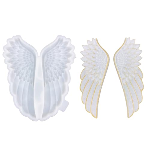 Moule silicone résine époxy aile d'ange moulage mural - 2