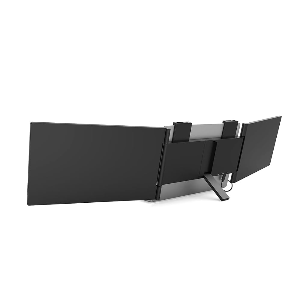 Extensor USB-C para Portátil con Pantalla IPS FHD de 14 Pulgadas y Dos Monitores para Comercio, Programación y Juegos.