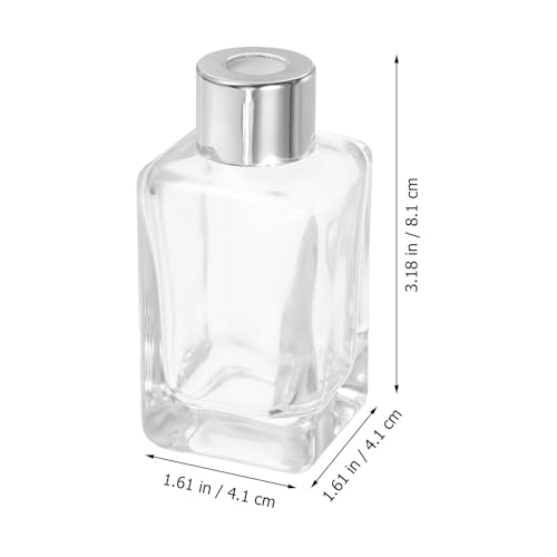 Difusoras de perfume para mesa de tocador KOCKSHION juego de 4 frascos plata 3