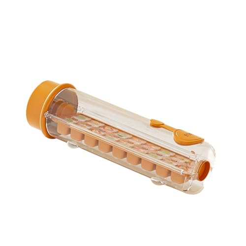 Extra Large 18 Cubes Ice Mold Space Efficient Rotating Tray for Refrigerator Organization Cocktails Mixing Ice Cubes Trays with 