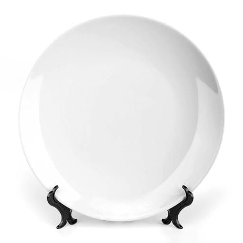Individuelle Präsentationsschale mit Foto, personalisierbar, dekorative Teller, Gestalten Sie Ihr eigenes Logo, personalisieren Sie Keramikteller, Geschirr, Schmucktablett für Geburtstag, Jahrestag,