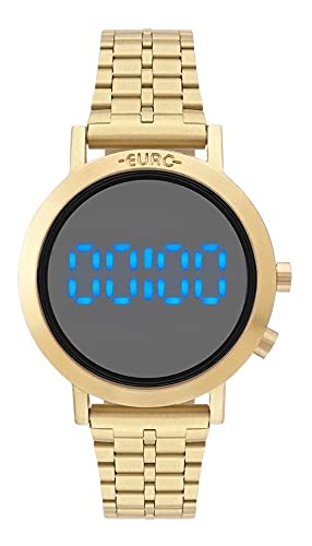 Relógio, Digital, Euro, EUBJ3407AA/T4P, Feminino, Dourado