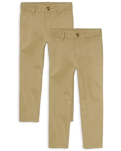 Image of The Children's Place Boys' Stretch Relaxed Straight Chino Pants, Multipacks