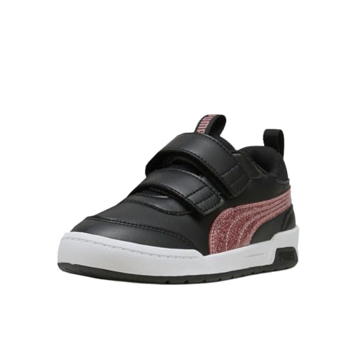 Image of PUMA Kids Girls Multiflex 2 Glitz Slip On Sneakers Shoes Casual - Black