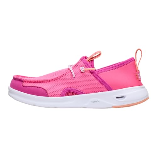HEYDUDE Unisex Youth Wally Hey2O Wander Slip On Mesh Shoe, Pink Size 7 | Built for Water, Lightweight with Quick Dry by HEYDUDE - Used condition - US$45.15