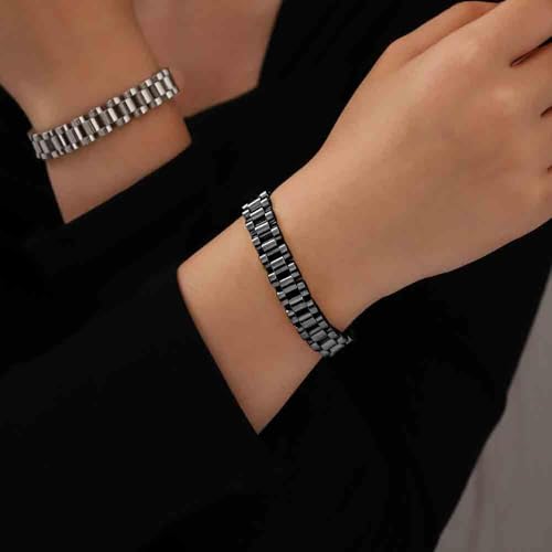 Pulsera de Acero Inoxidable 6 mm para Hombre y Mujer miniatura 3