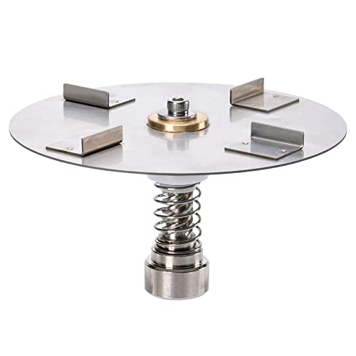 Eliminator Spinner Plate Fits For Any Deer And Game Feeders With 1/4" Motor Shaft, Prevents Feed Loss From Wild Animals, 5" Diameter #TOP9