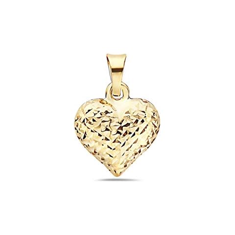 PORI JEWELERS 14K Gold Heart Pendant Cover