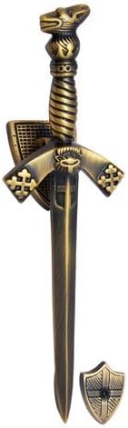 Adonai Hardware Sword Brass Door Knocker