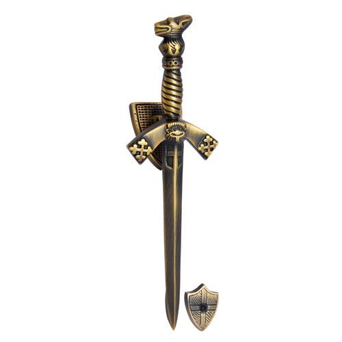 Adonai Hardware Sword Brass Door Knocker #TOP13