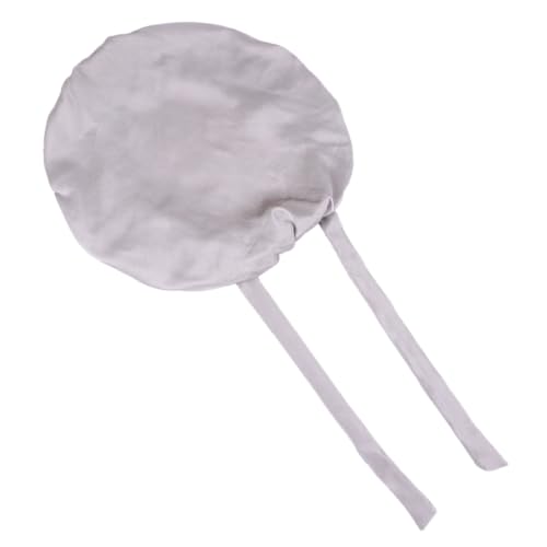 Bonnet de nuit en soie naturelle ajustable taille unique femme