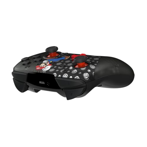 Turtle Beach Rematch Super Mario Jump Manette sans fil sous licence officielle Nintendo avec batterie rechargeable pour Nintendo Switch 2