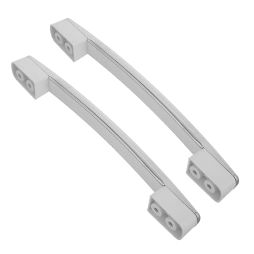 Amosfun 2 piezas de repuesto para manijas de puerta de refrigerador, de plástico resistente, mango ergonómico para congelador comercial y refrigerador, diseño fácil de limpiar