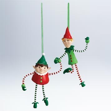 Mcvs Elfes cachés 2011 Hallmark déco de Noël pour salon chaleureux
