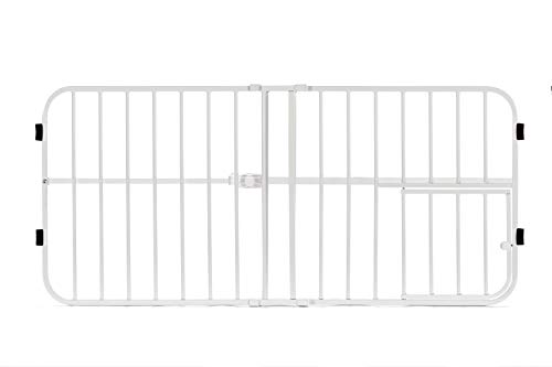 Carlson Lil Tuffy Metal Expandable Gate White, 38 x 1 x 18 - Thumbnail 7
