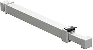 Ideal Security Window Security Bar with Child-Proof Lock, Extendable, White (10.6-16.625 Inches)