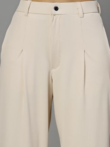 Image of UZARUS Women's Relax Fit Trouser 2 Pockets Baggy Pants