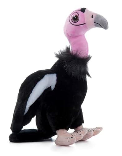 The Petting Zoo California Condor Stuffed Animal Plushie, Gifts for Kids, Wild Onez Zoo Animals, Condor Plush Toy 12 inches