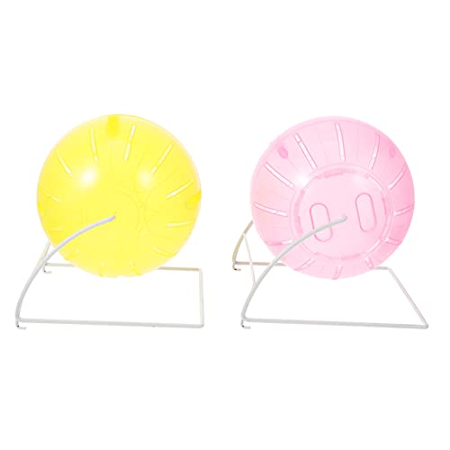 BCOATH 2個 ランニング ボール ハムスター ホイール エクササイズ 小 動物