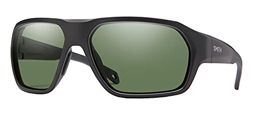 Smith Deckboss Sunglasses Matte Tortoise/ChromaPop Polarized Green Mirror, One Size