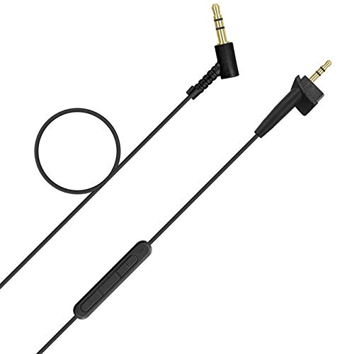 Image of AE2 Replacement Audio Cable Cord for Bose Around Ear 2 AE2 Headphones with Inline Mic Volume Control 1.4 Meters 3.5mm to 2.5mm Cable for iOS Android System (Built-in Microphone)