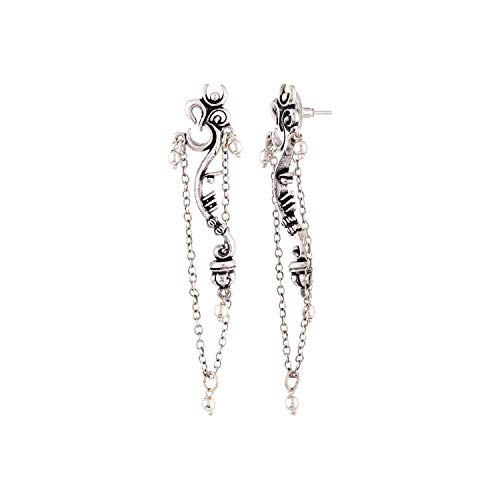 Brass Traditional Earrings for Multicolou