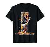 Vintage Cat Gift Store Artist Art Make Art Painter Teacher Artsy Gift T-Shirt