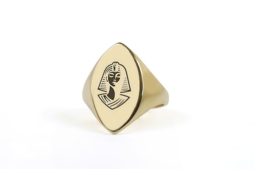 Bague Cléopâtre or 14k finies les bagues qui ternissent avec le temps