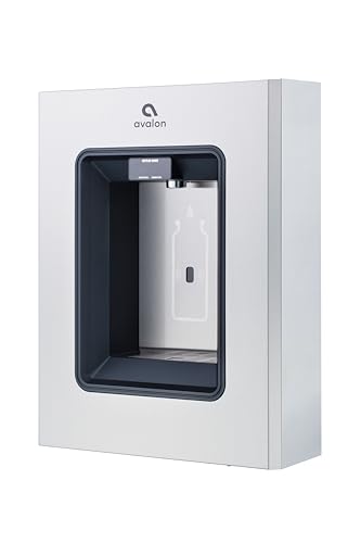 Avalon Wall Mounted Bottle Filling Station, Sensor Dispensing, Self Cleaning, Digital Bottle Counter Display, Dual Filtration, WiFi Enabled, Stainless Steel
