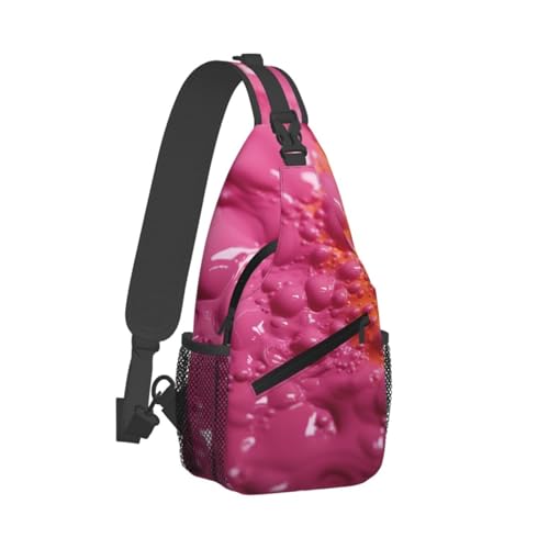 Bolso tipo sling unisex negro para trekking y viaje miniatura 7