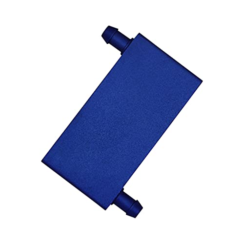 Bloque de agua líquido disipador de calor de aluminio CPU radiador de refrigeración por agua para PC portátil industrial 80 x 40 x 12 mm