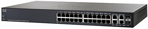 Cisco SG300-28PP-K9 28-Port Gigabit PoE+ Managed Switch (Renewed)