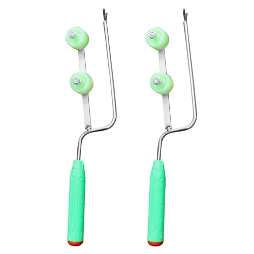 YUGSHNKFC Packung Mit 2 Süßkartoffel Pflanzwerkzeugen Aus Eisen Mit Ergonomischen Griffen Und Glatten Rädern Geeignet Für Effiziente Pflanzen Von Süßkartoffeln