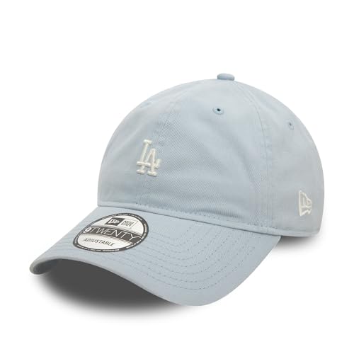 New Era Los Angeles Dodgers Baseball Cap blau kleines Logo unstrukturierte Krone LA Kappe 920 - One-Size