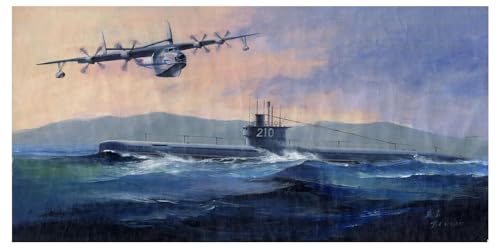 Sous-Marin Type 033 Hobbyboss 1:350 et SH-5 kit de modélisme naval pour diorama militaire