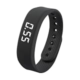 Bracelet réveil vibrant USB rechargeable avec bracelet en silicone, silenci