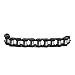 DOLUNTO 04C Roller Chain, Pitch 6.35mm Carbon Steel Drive Chain Joints, Industrial Transmission Single Row Chain 0.5/1/1.5/5/10Meters (Size : 0.5Meter)