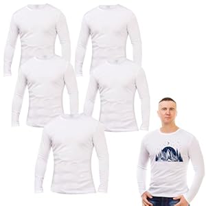 ORJ 5 Pack Long Sleeve Polyester Ad...