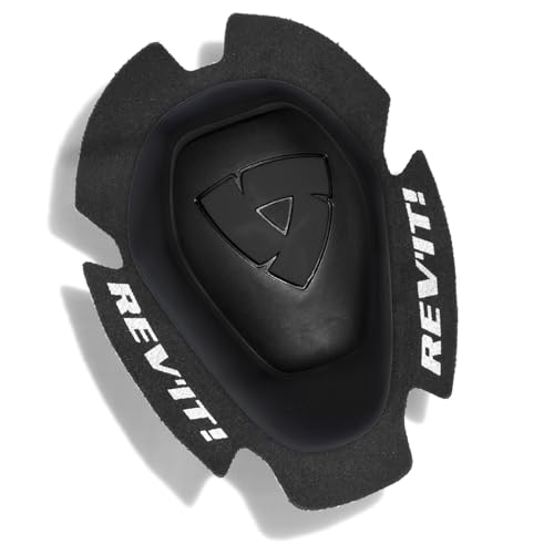 REV'IT! Dual Comp Type A Knee Slider Set (White/Black - One Size)